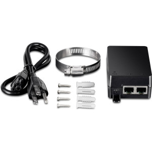 TRENDnet TEW-940APBO 14 dBi Wireless Outdoor Directional PoE Access Point, PoE power adapter, 5 GHz